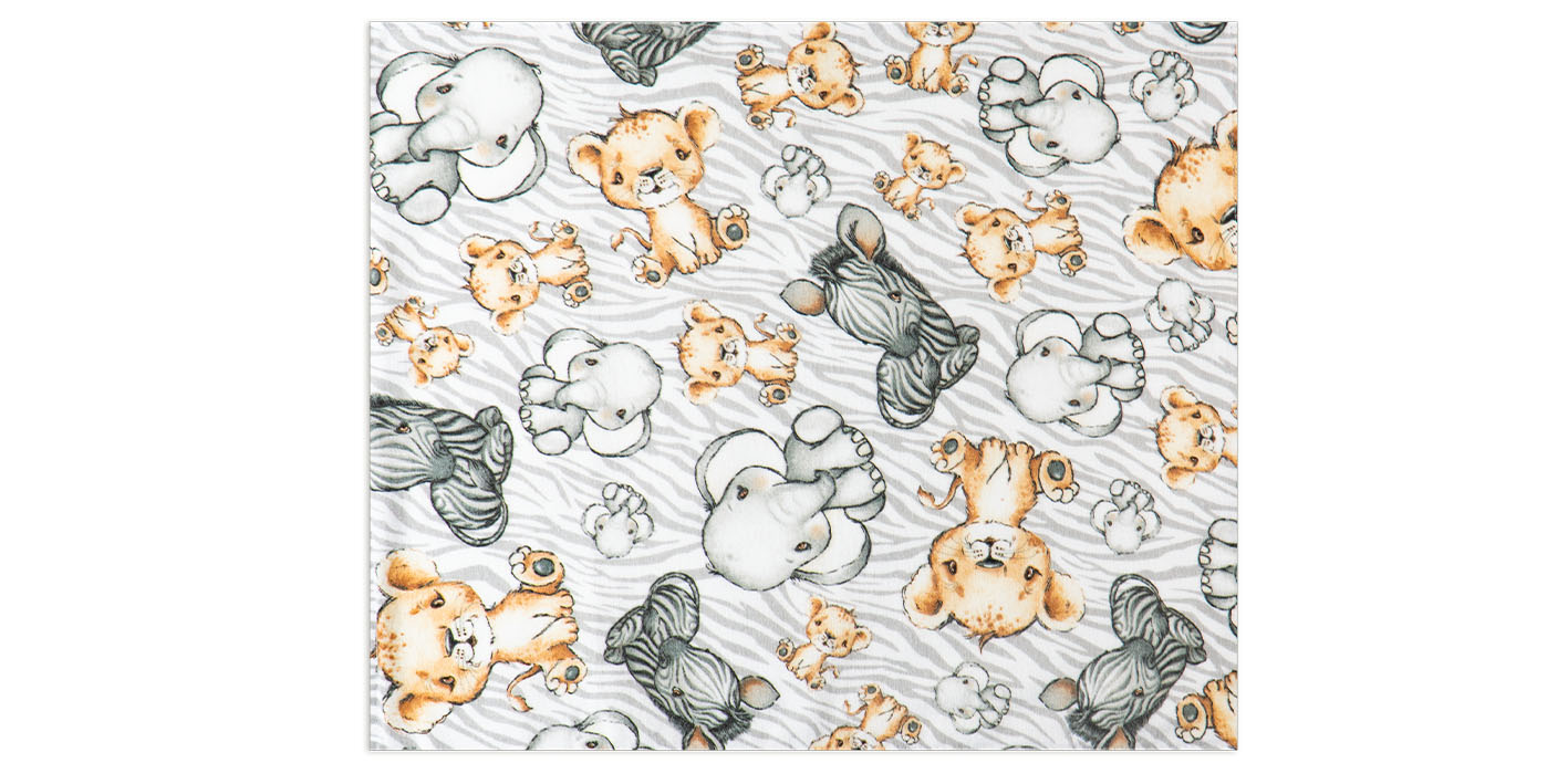 Pielucha flanelowa z ceratką safari